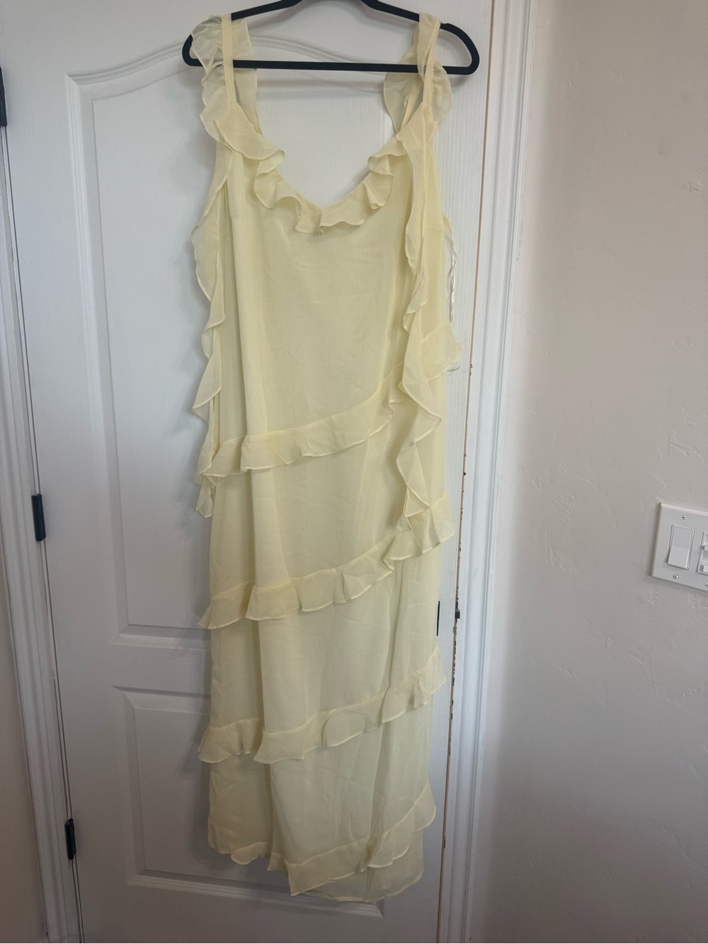 Yellow Ruffle dress - Picture 4 of 4